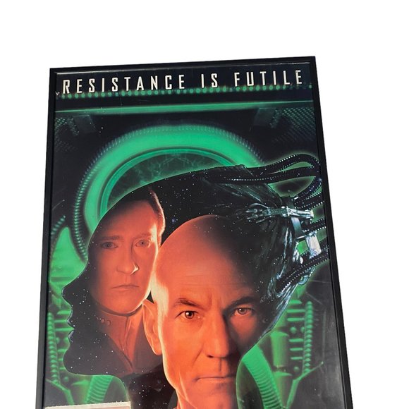 Star Trek "Resistance is Futile" Framed Poster 23"x12" with Ticket Stubs! - Picture 5 of 6